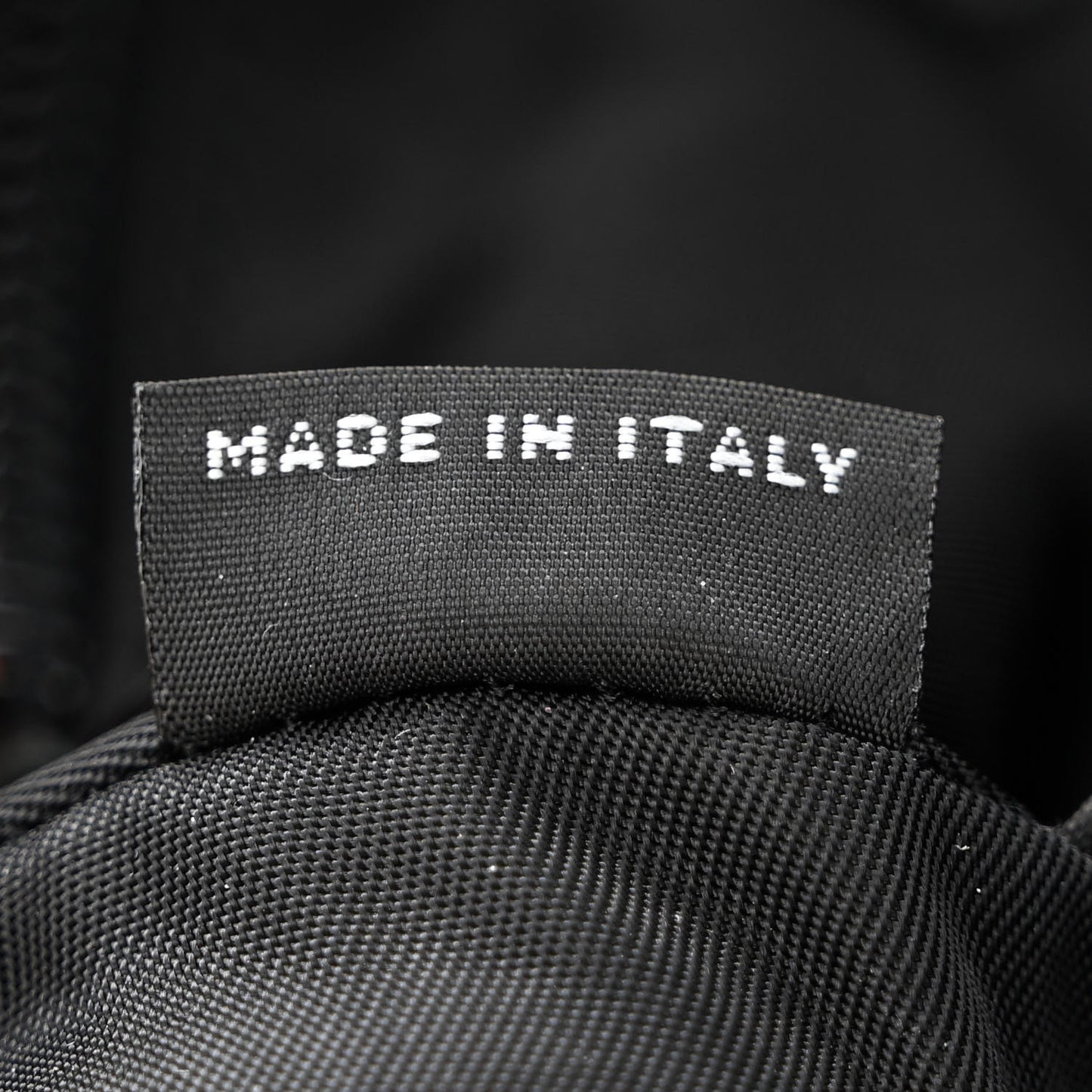 Re-Nylon Saffiano Belt Bag L Black