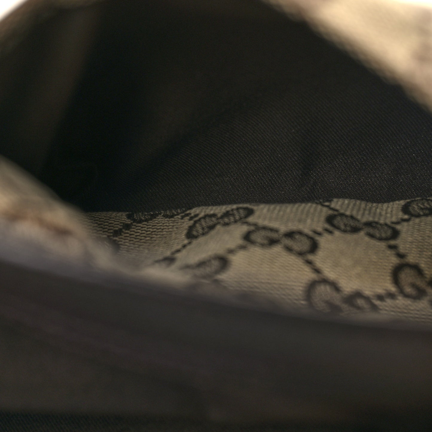 GG Monogram Web Double Pocket Belt Bag Dark Brown
