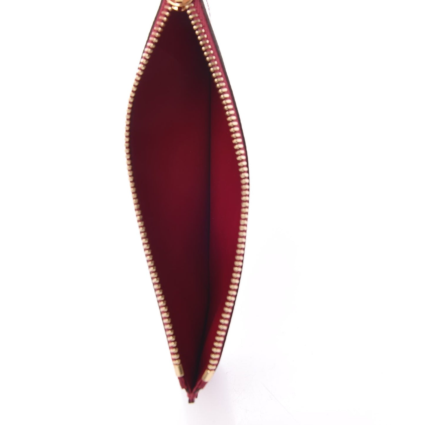 Calfskin Jeanne Wallet Zippered Insert Fuchsia