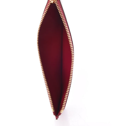 Louis Vuitton Calfskin Jeanne Wallet Zippered Insert Fuchsia 5 of 7
