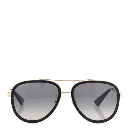 Gucci Aviator Sunglasses GG0062S Black Gold 4 of 7