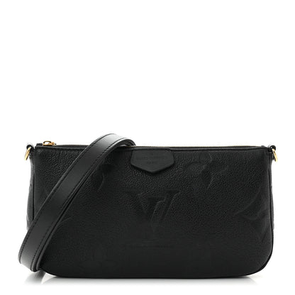 Louis Vuitton Empreinte Monogram Giant Multi Pochette Accessories Large Pochette Black 1 of 9