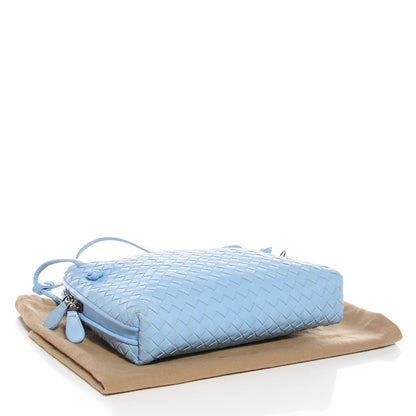 Bottega Veneta Nappa Intrecciato Crossbody Pillow Light Blue 4 of 9