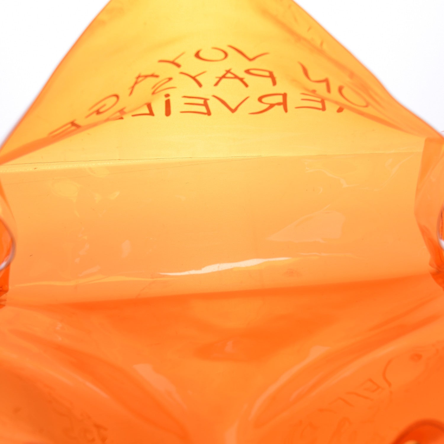 Hermes Vinyl Souvenir De L'Exposition Kelly Orange 5 of 9