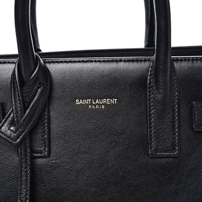 Saint Laurent Calfskin Nano Sac de Jour Black 6 of 11