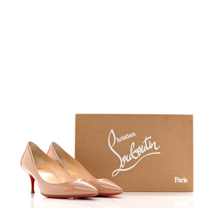 Christian Louboutin Patent Pigalle Follies 55 Pumps 37.5 Nude 11 of 11