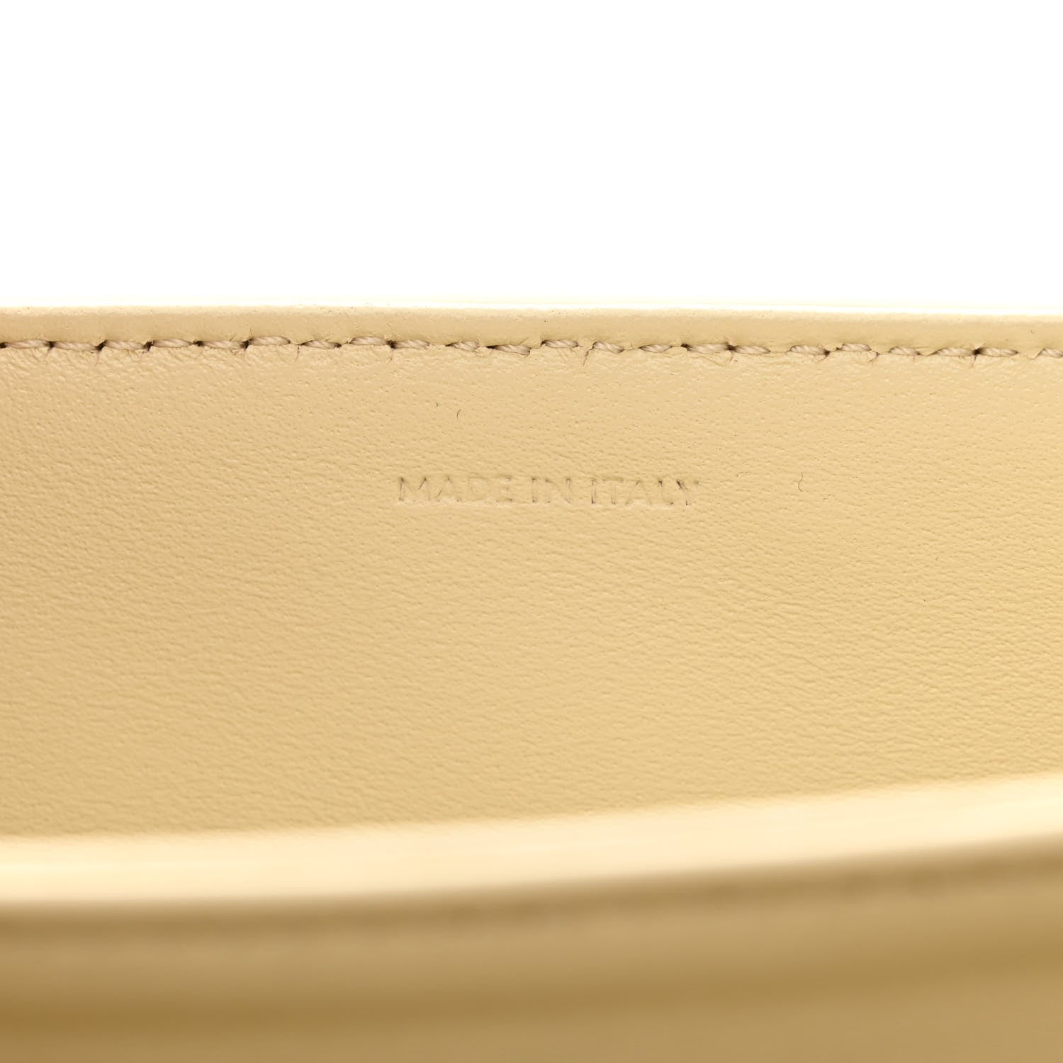 Celine Shiny Calfskin Medium Triomphe Limestone 7 of 12