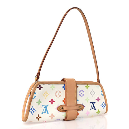 Louis Vuitton Monogram Multicolor Shirley White 3 of 8