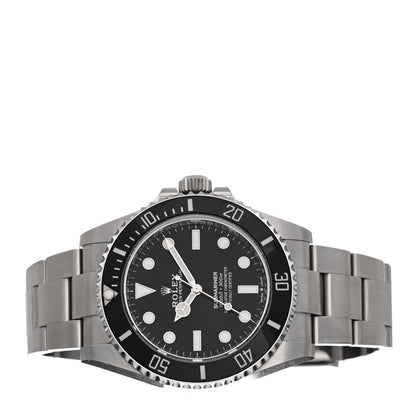 Rolex Stainless Steel 41mm Oyster Perpetual Submariner Watch Black 124060 2 of 5