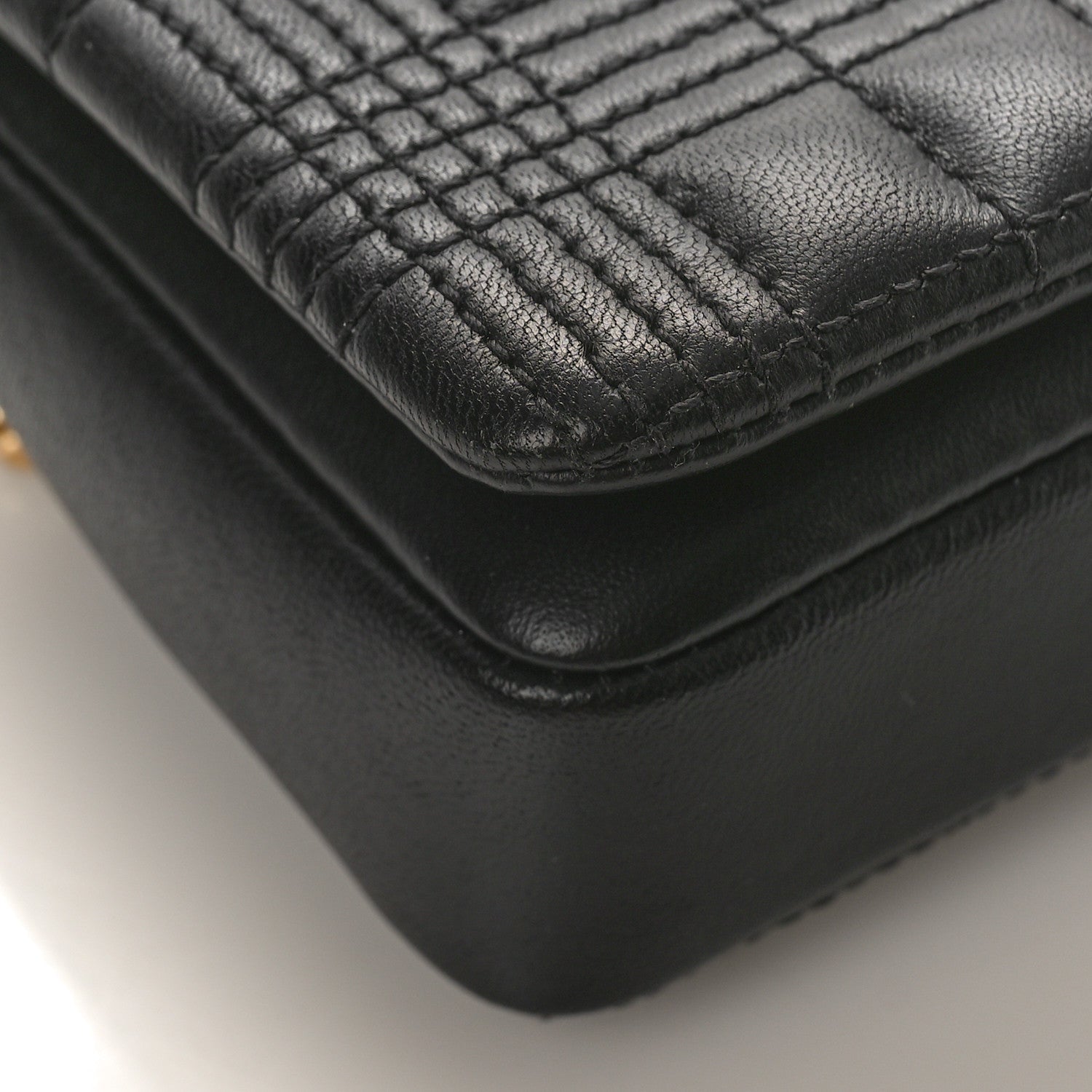 Burberry Grainy Calfskin Quilted Mini Lola Bag Black 7 of 8