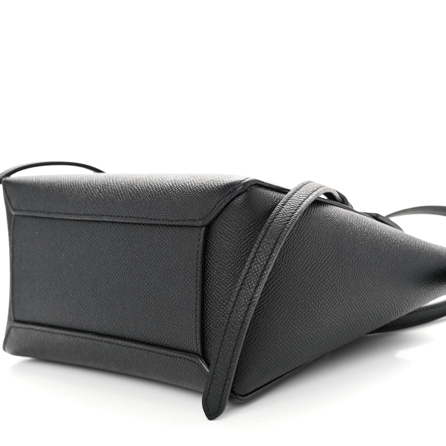 Grained Calfskin Nano Belt Bag Black
