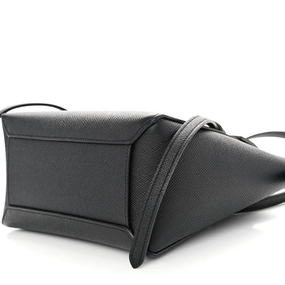 Celine Grained Calfskin Nano Belt Bag Black 9 of 9