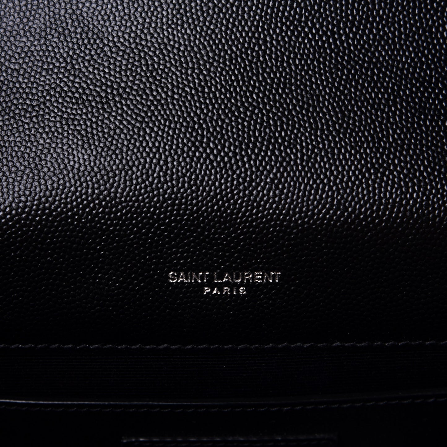 Grain De Poudre Textured Mixed Matelasse Triquilt Medium Monogram Satchel Black