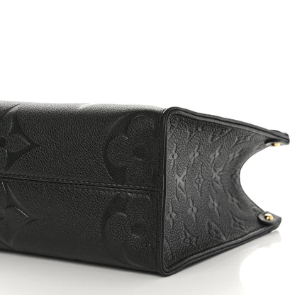 Louis Vuitton Empreinte Monogram Giant Onthego PM Black 9 of 9