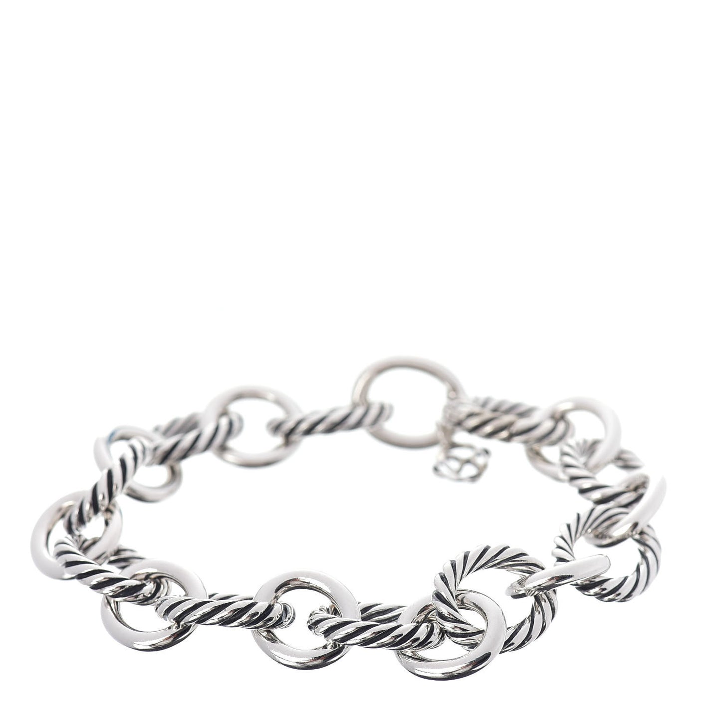 Sterling Silver 12mm Large Oval Link Bracelet