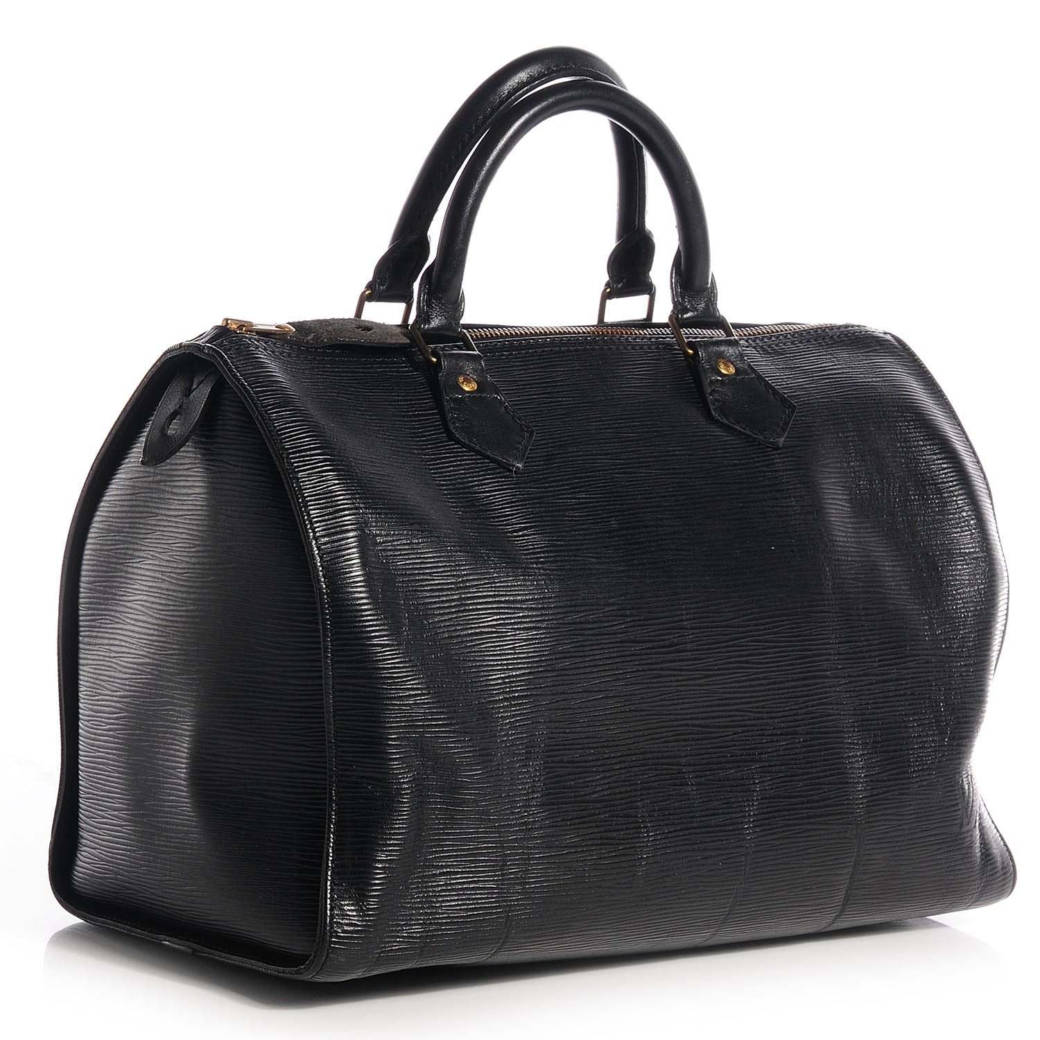 Louis Vuitton Epi Speedy 30 Black 3 of 8