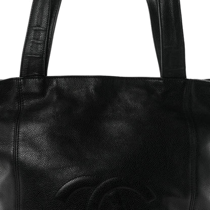 Chanel Caviar CC Shopper Tote Black 15 of 25