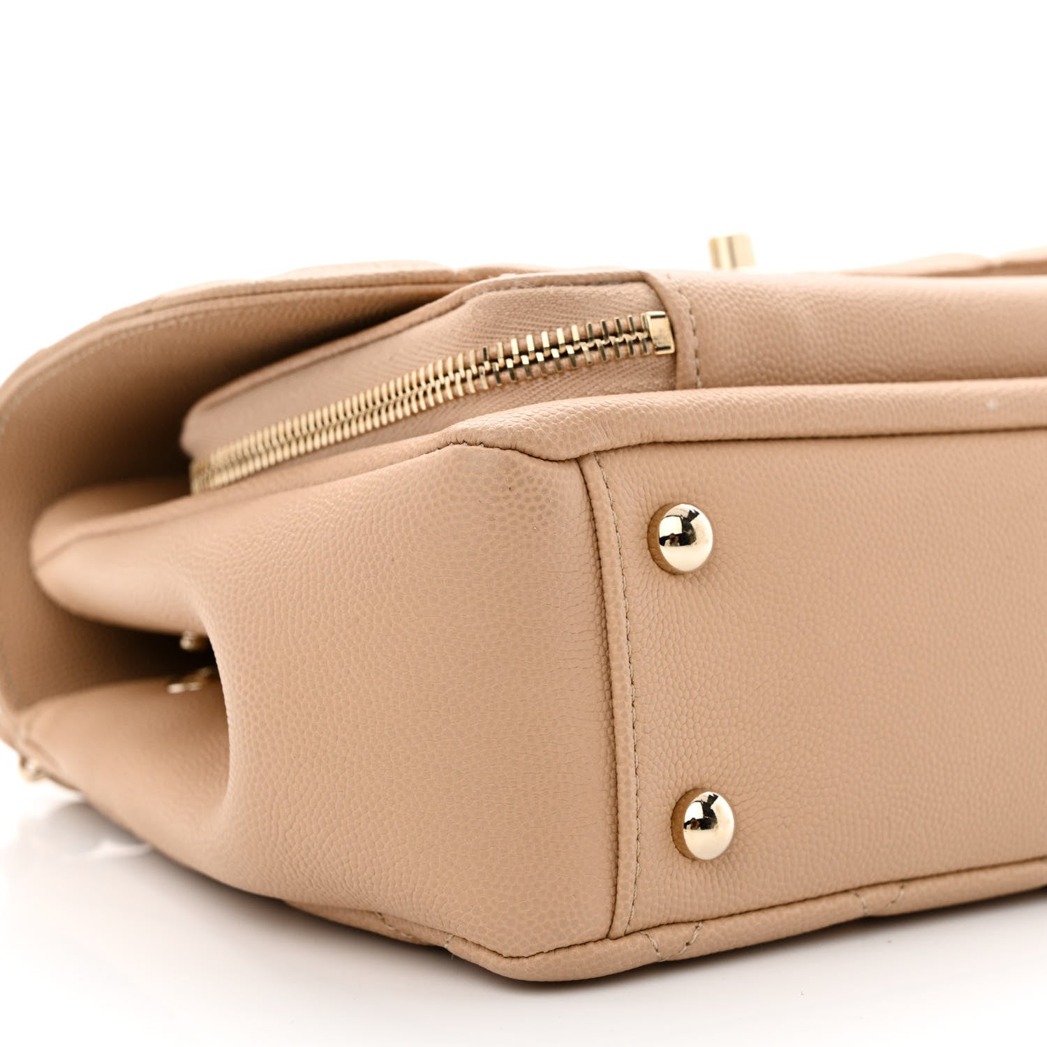 Chanel Caviar Quilted Medium Business Affinity Flap Beige 9 of 12