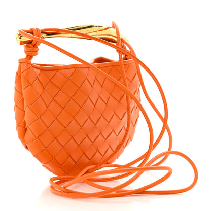 Bottega Veneta Nappa Intrecciato Mini Sardine Bag Papaya 3 of 9