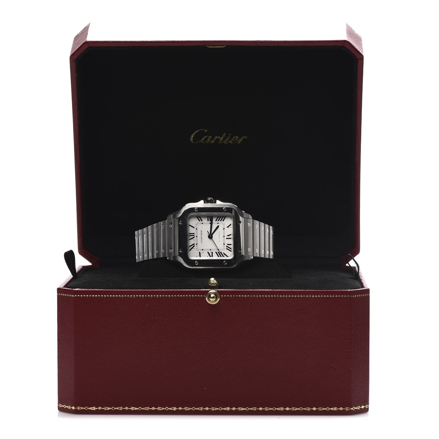 Stainless Steel 35mm Santos de Cartier Automatic Watch