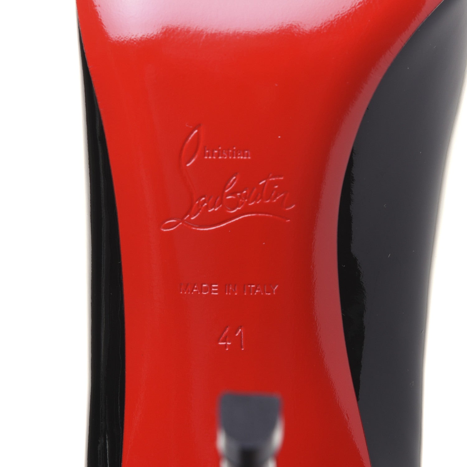 Christian Louboutin Patent Simple 100 Pumps 41 Black 8 of 11