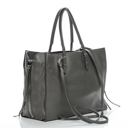 Balenciaga Veau Papier B4 Zip Around Tote Gris Acier 3 of 7