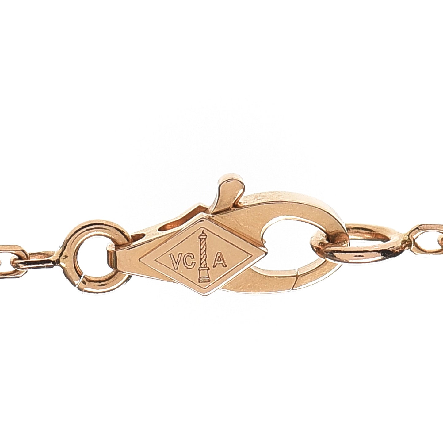 18K Rose Gold 16 Motifs Sweet Alhambra Necklace