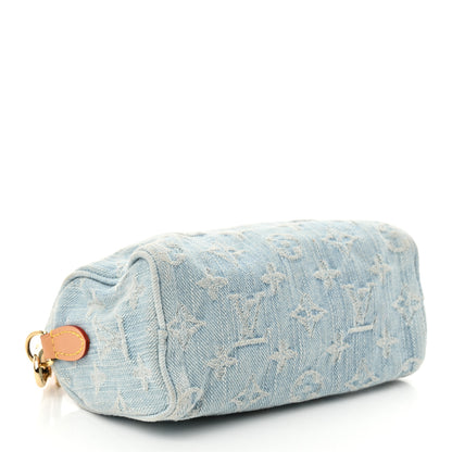 Louis Vuitton Monogram Denim Nano Speedy Sky Blue 4 of 9