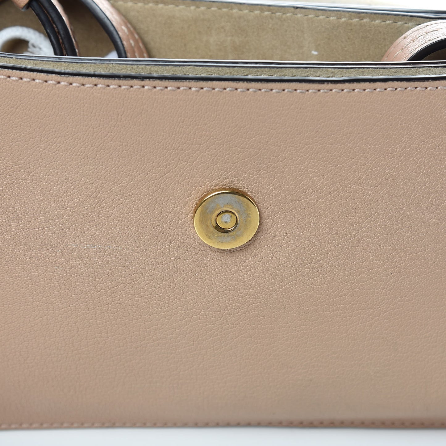Goatskin Small Faye Shoulder Bag Tan