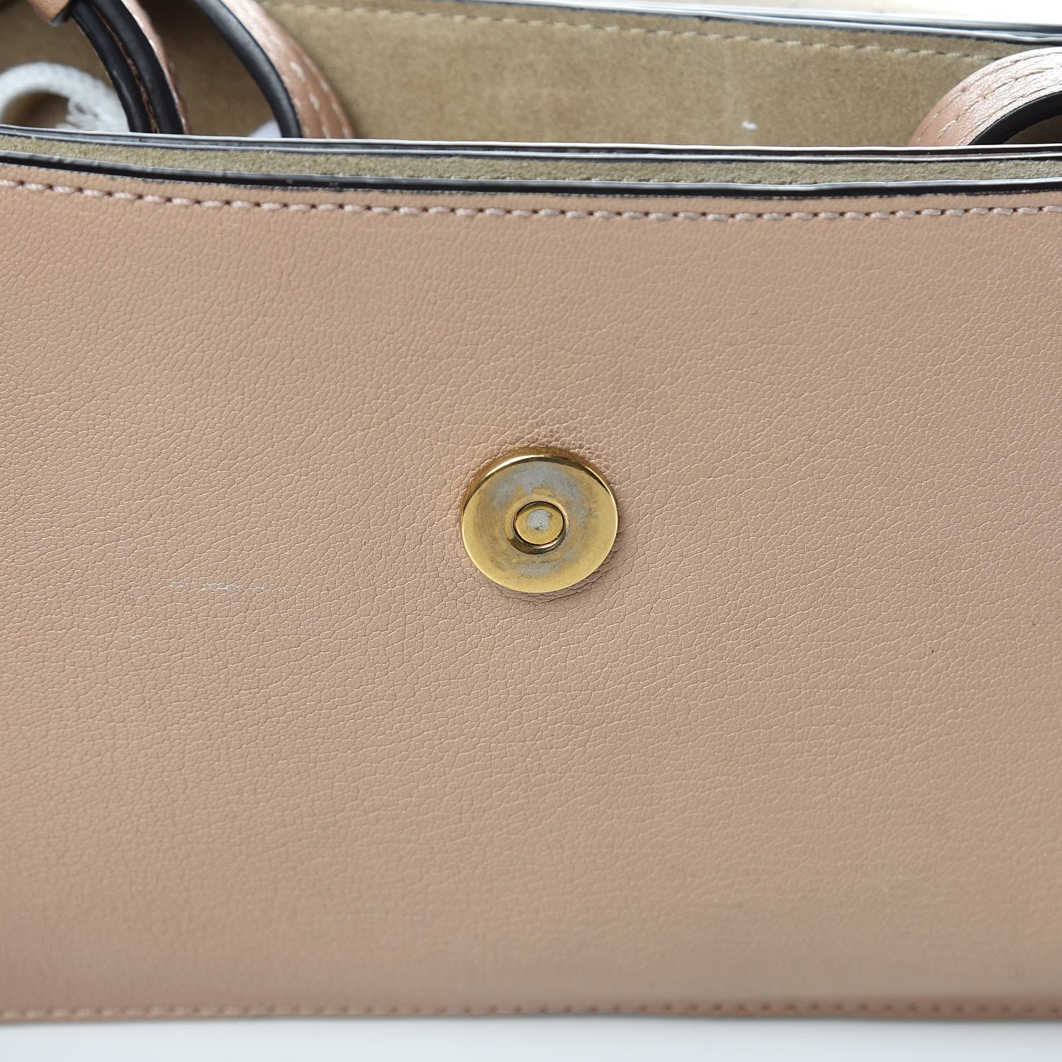 Chloe Goatskin Small Faye Shoulder Bag Tan 7 of 18