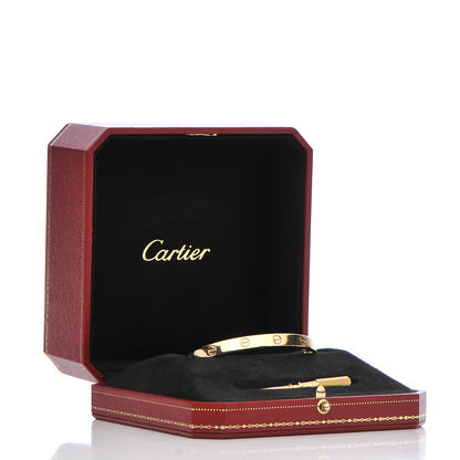 Cartier 18K Yellow Gold LOVE Bracelet 18 7 of 7