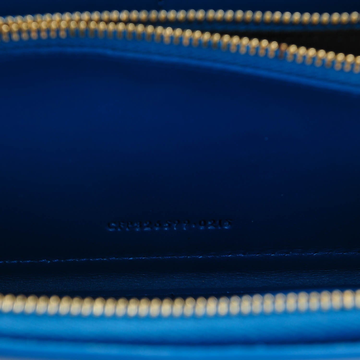 Saint Laurent Calfskin Classic Zip Around Wallet Blue 6 of 7