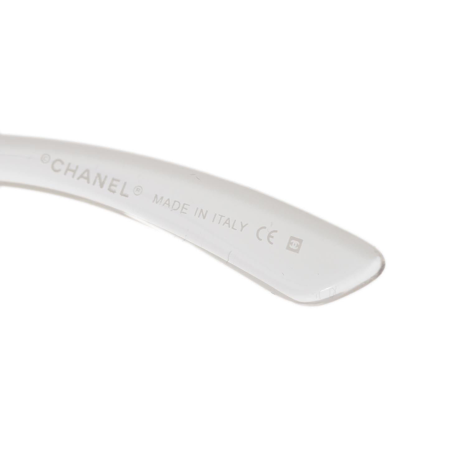 Chanel Aviator Sunglasses 4128 Clear 6 of 11