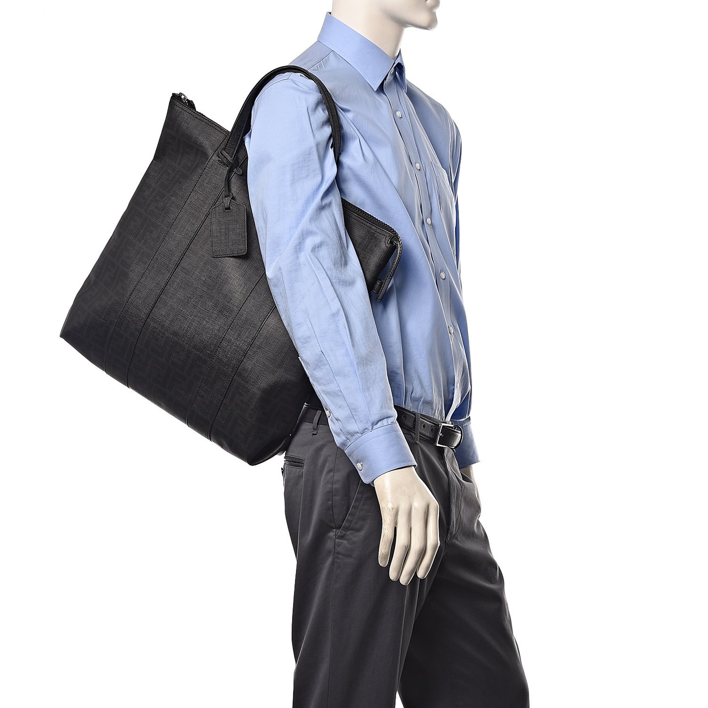 Zucca Spalmati Top Handle Tote Black