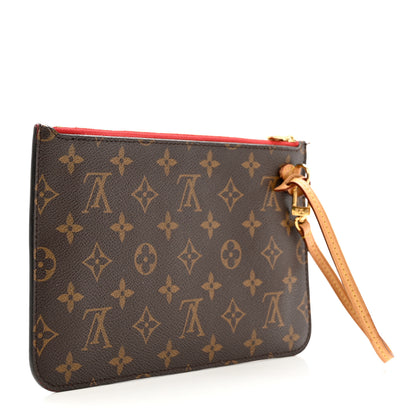 Louis Vuitton Monogram Neverfull MM GM Pochette Pivoine 3 of 8