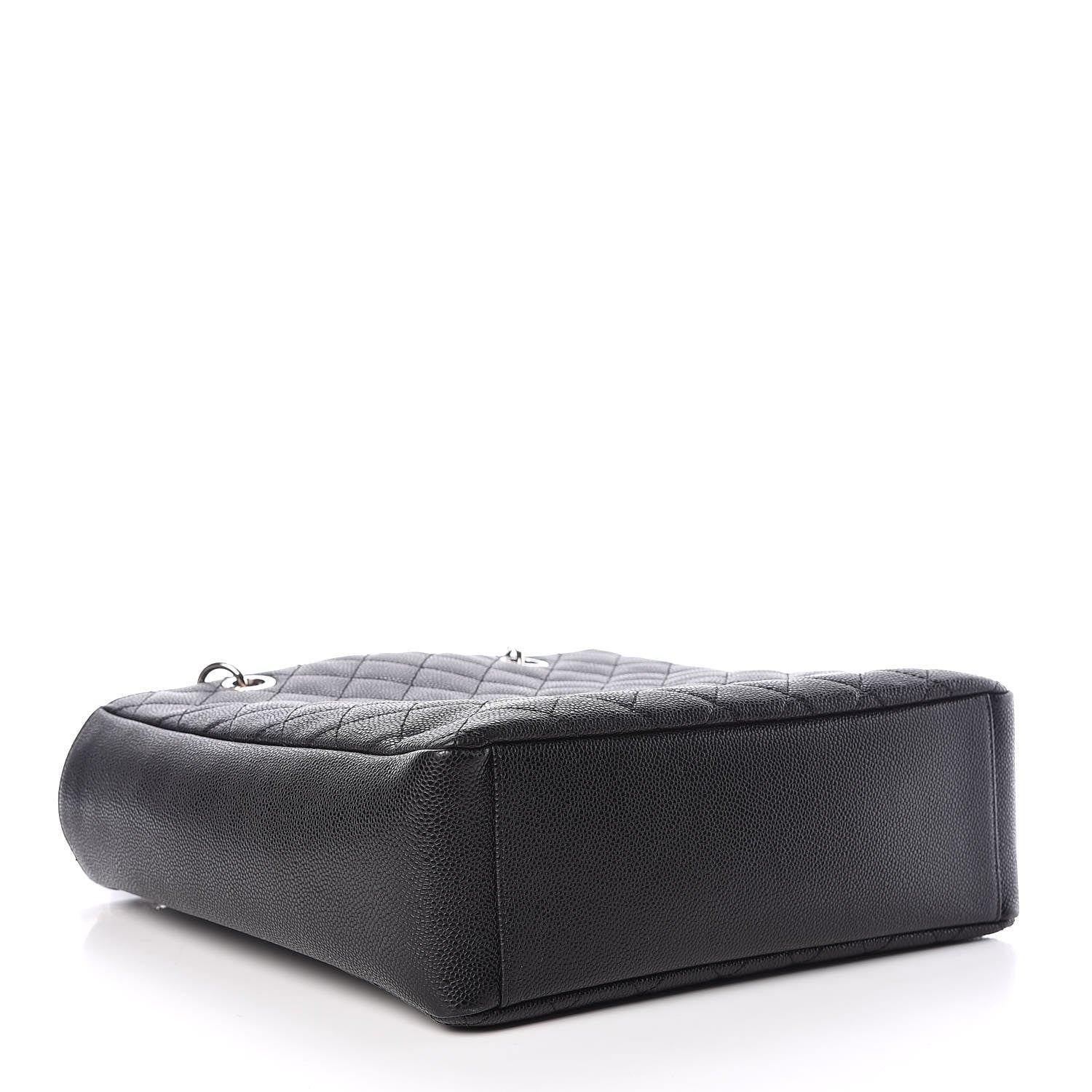 Chanel Caviar Quilted Petit Shopping Tote PST Black 4 of 10