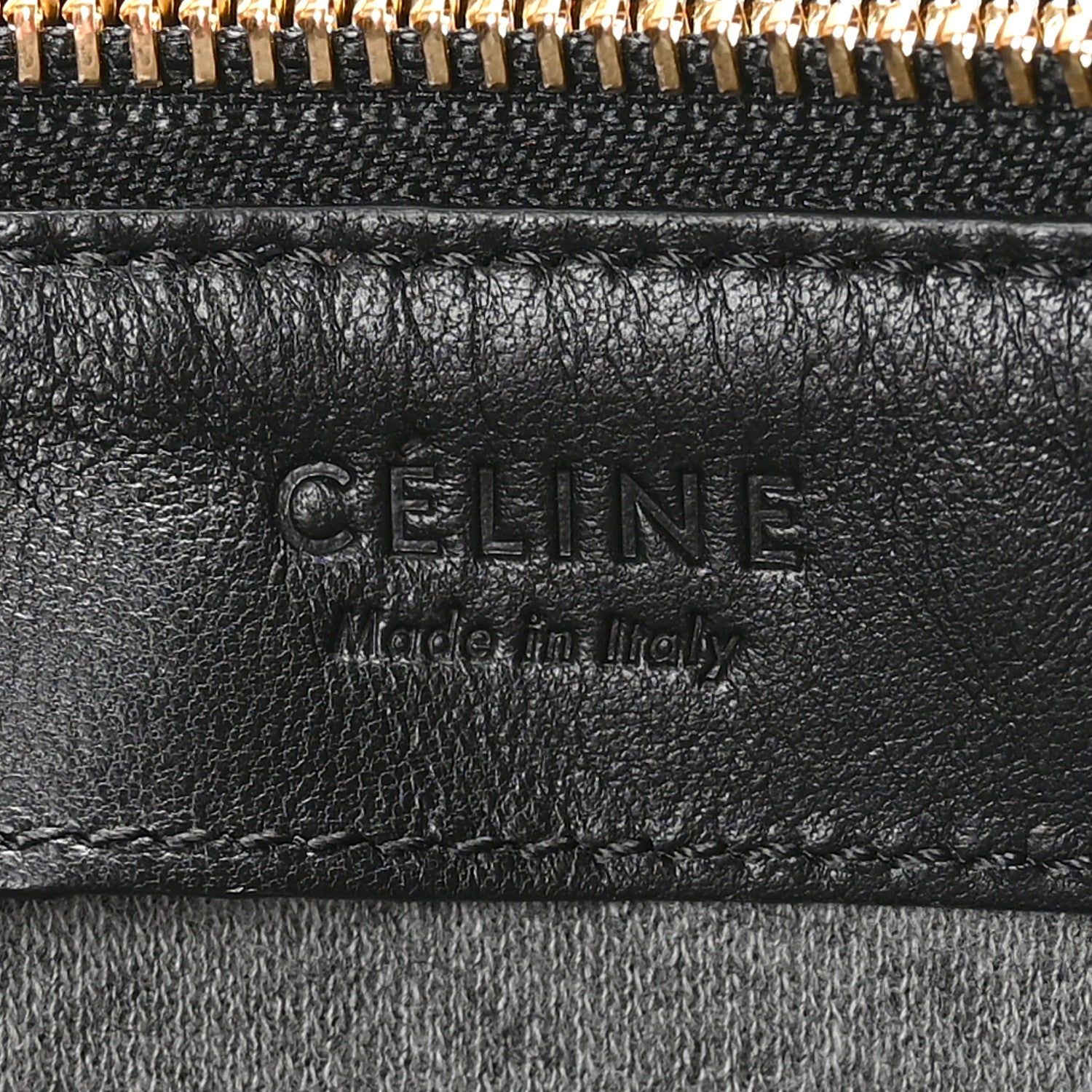 Celine Lambskin Large Trio Crossbody Bag Black 6 of 9