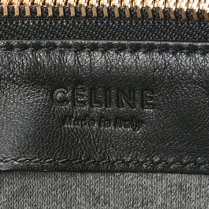 Celine Lambskin Large Trio Crossbody Bag Black 6 of 9