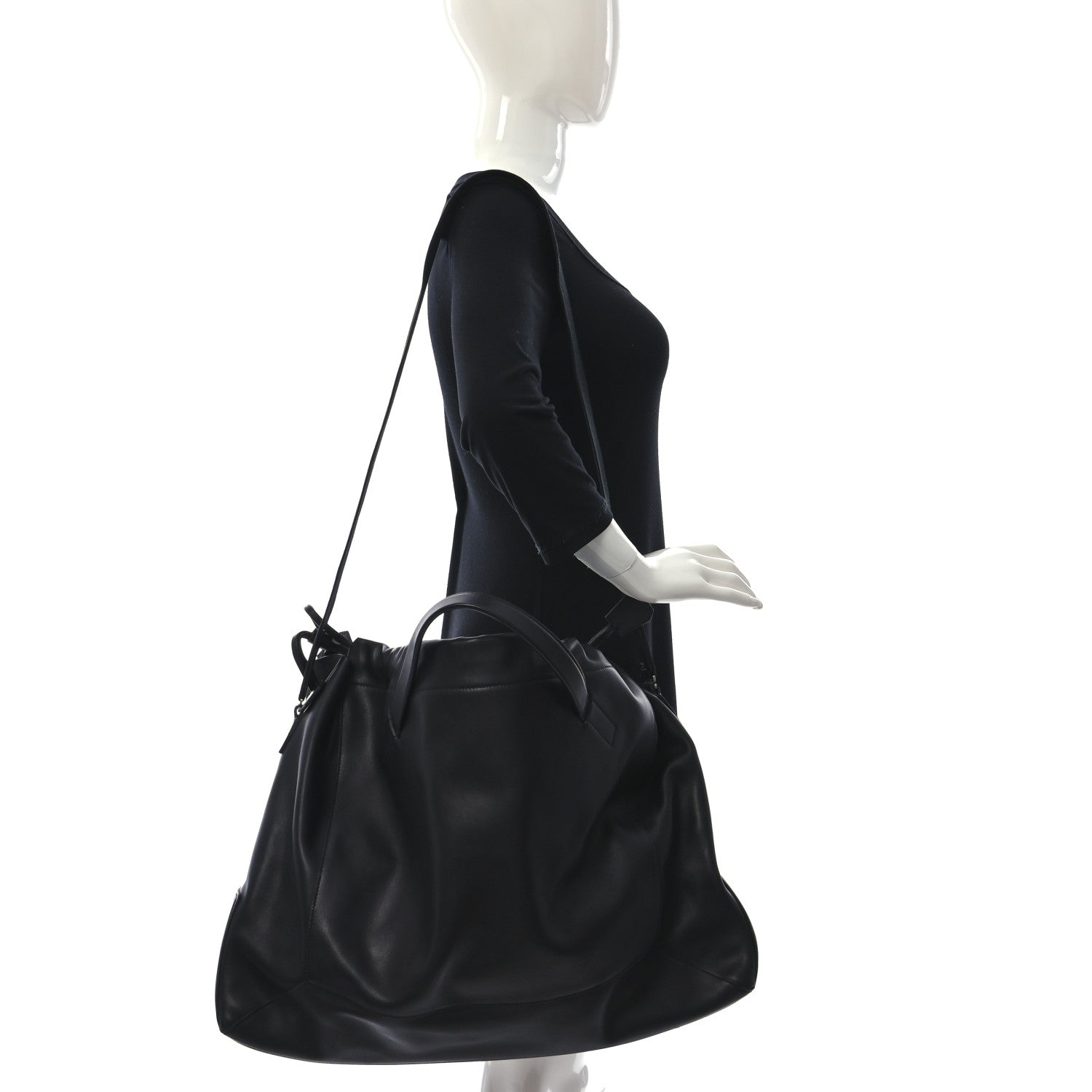 Hermes Swift Nouveau Cabas 50 Black 2 of 9