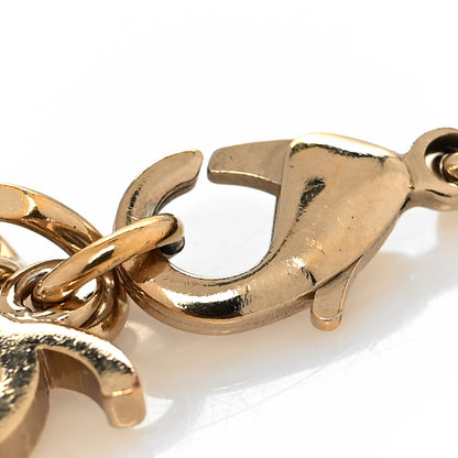 Chanel Crystal CC Chain Bracelet Gold Silver 4 of 5