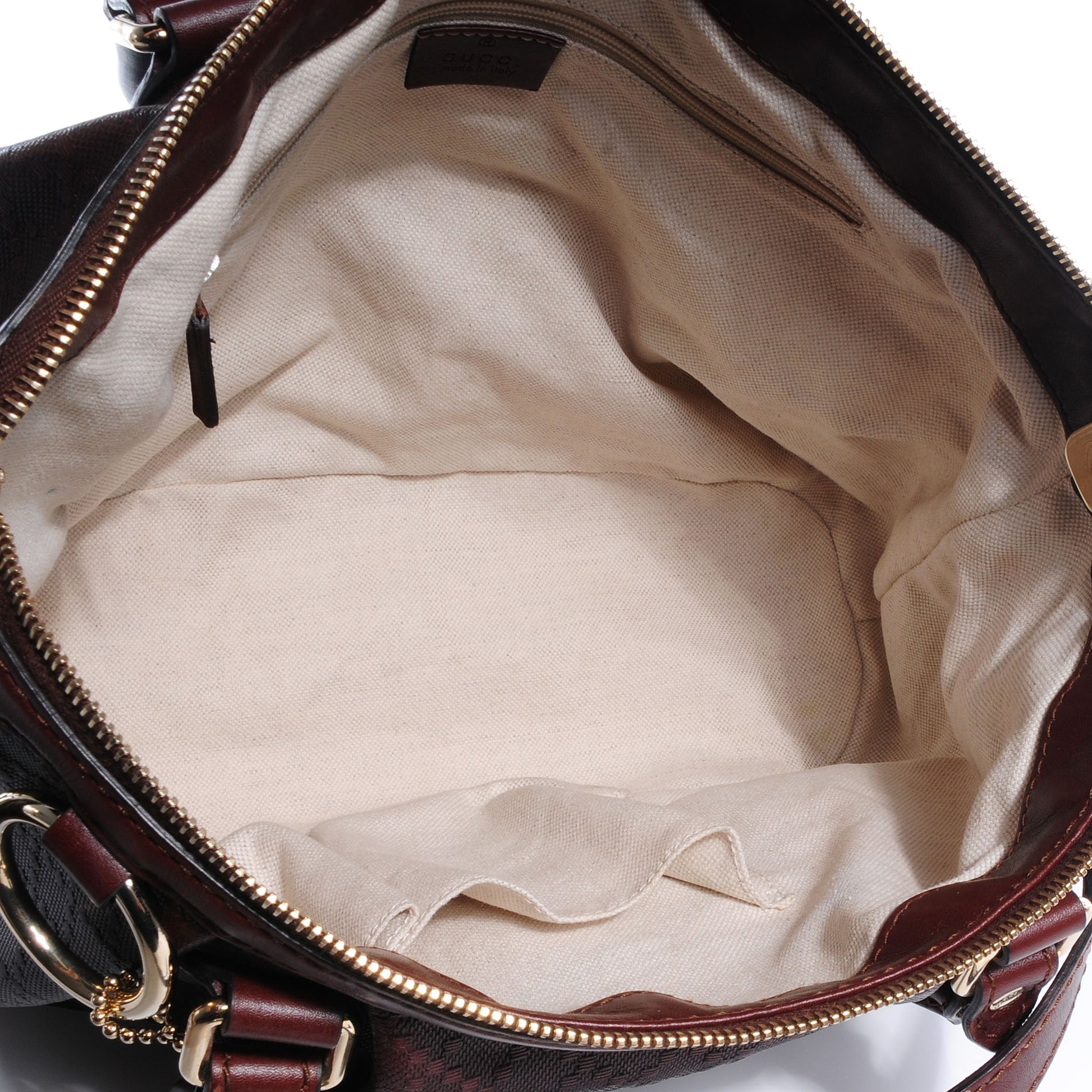 Gucci Leather Diamante Medium Unicef Sukey Top Handle Bag Chocolate 5 of 7