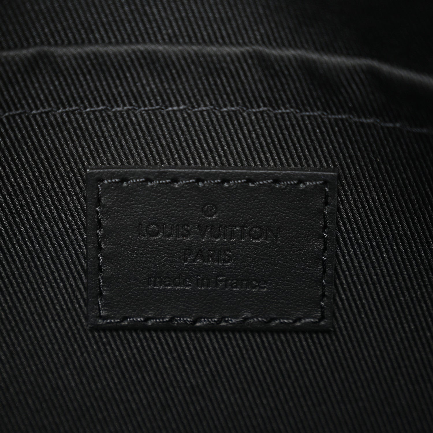 Louis Vuitton Grained Calfskin Aerogram City Keepall Black 6 of 10