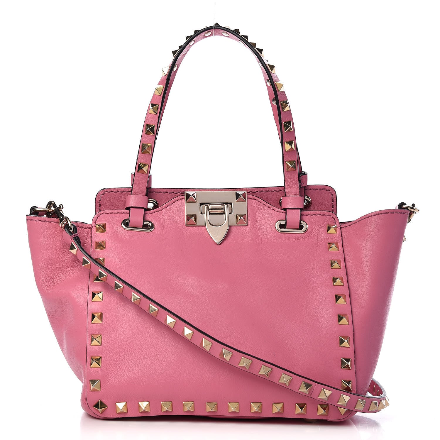 Valentino Garavani Vitello Mini Rockstud Tote Ninphea 1 of 12