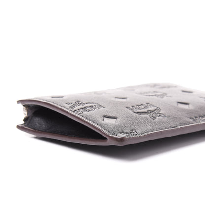 MCM Calfskin Ottomar Monogram Key Pouch Black 5 of 8