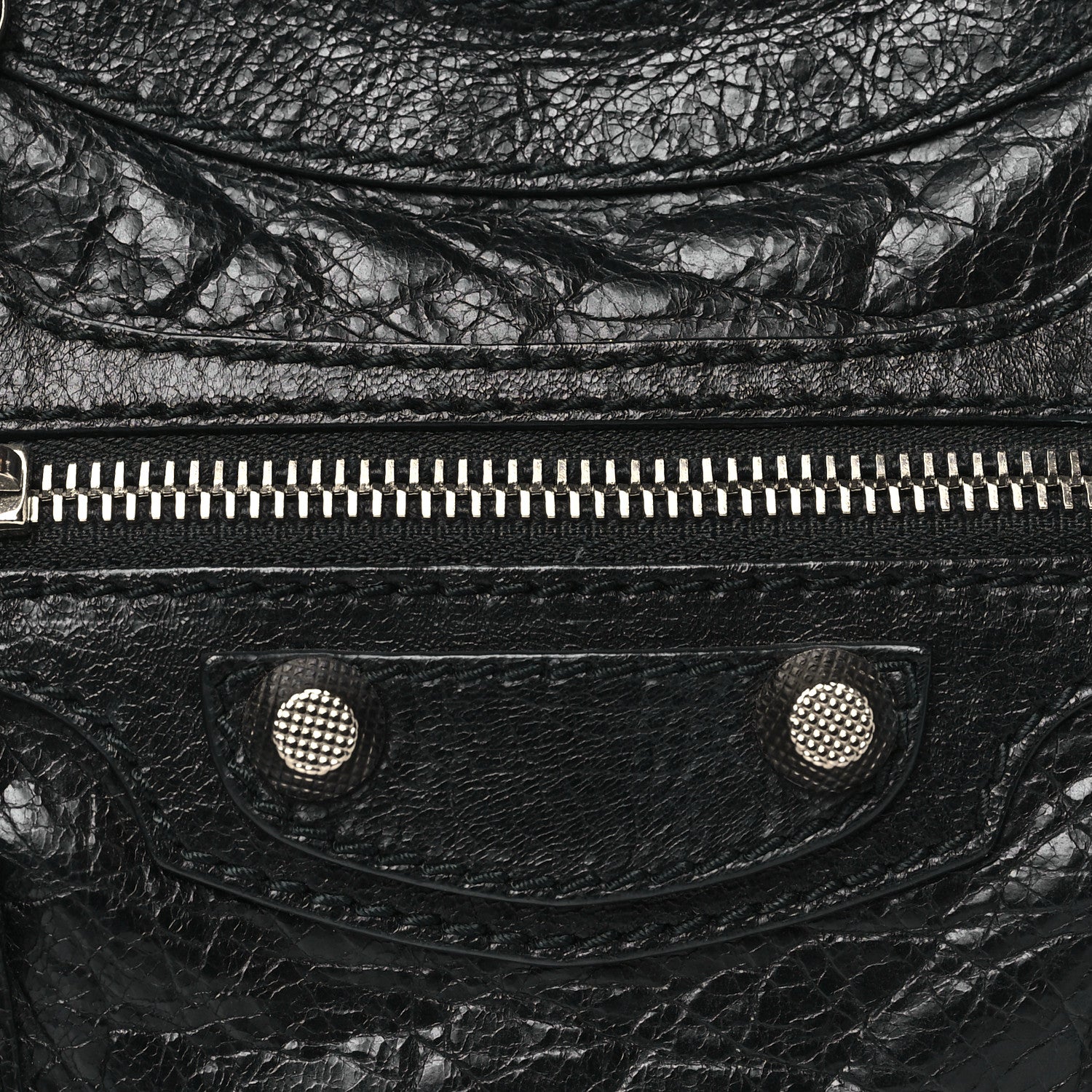 Balenciaga Agneau Giant 12 Silver Hardware Mini City Black 9 of 12