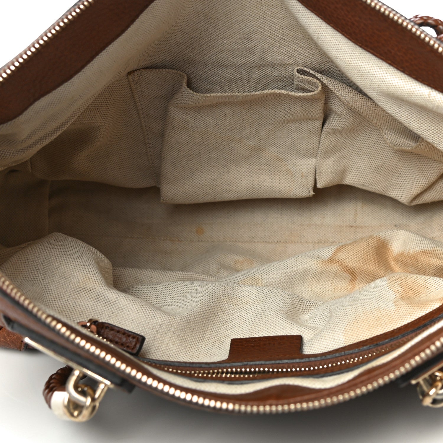Gucci Cellarius Calfskin Small Bella Top Handle Bag Cuir 6 of 16