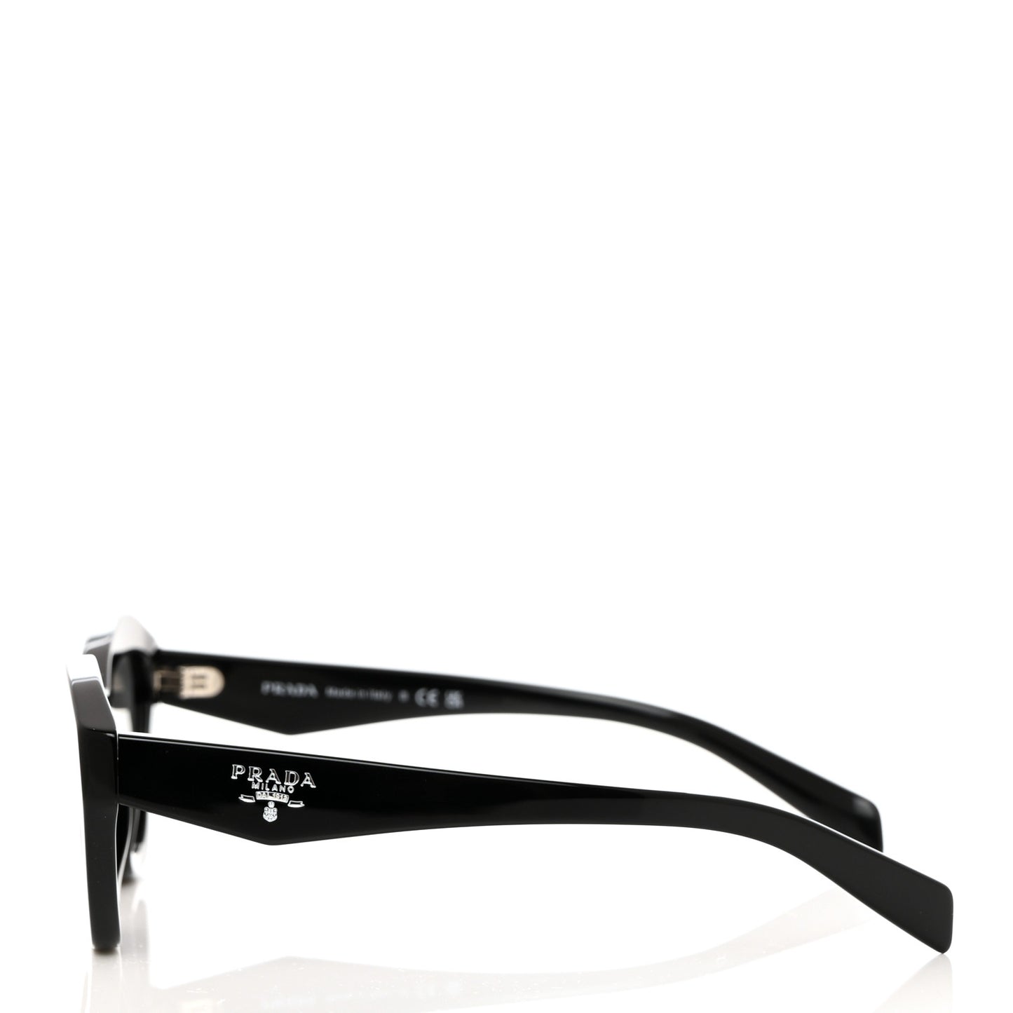 Acetate Logo Sunglasses SPR A02-F Black