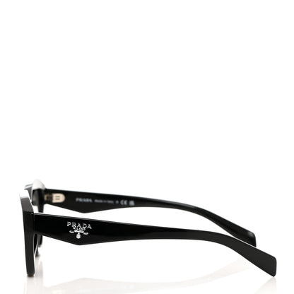 Prada Acetate Logo Sunglasses SPR A02-F Black 3 of 8