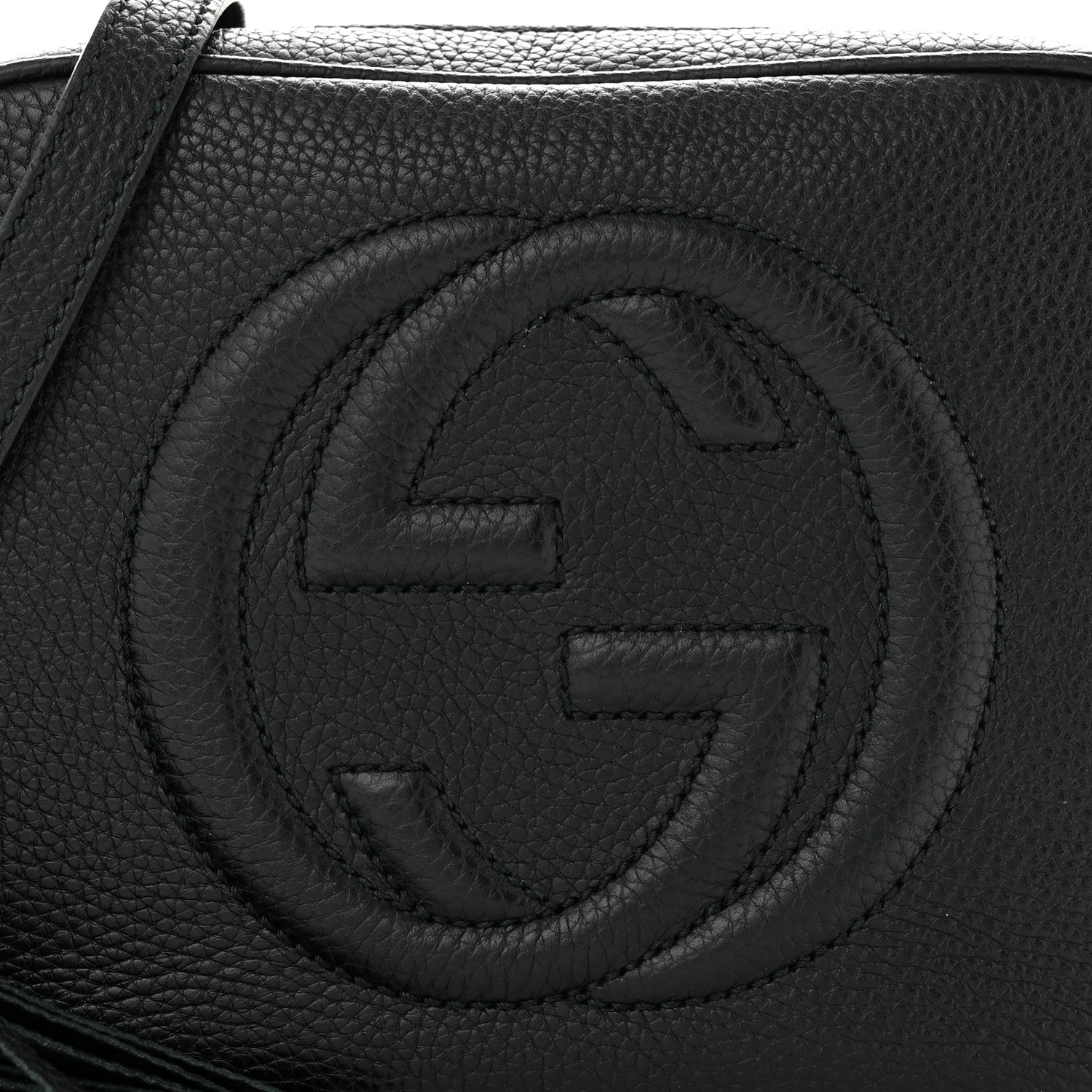Gucci Pebbled Calfskin Small Soho Disco Bag Black 8 of 11