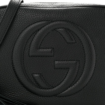Gucci Pebbled Calfskin Small Soho Disco Bag Black 8 of 11